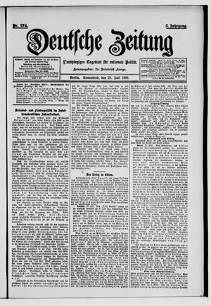Deutsche Zeitung vom 28.07.1900