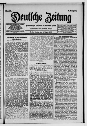 Deutsche Zeitung vom 03.08.1900
