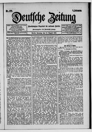 Deutsche Zeitung vom 19.08.1900