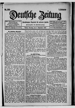 Deutsche Zeitung vom 04.09.1900