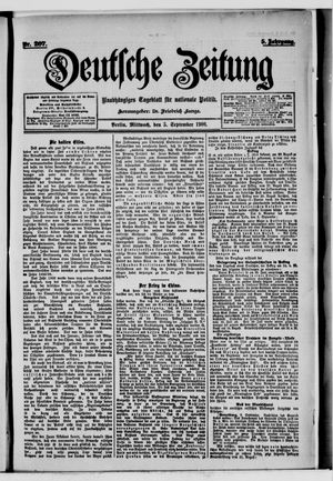 Deutsche Zeitung vom 05.09.1900