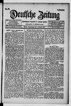 Deutsche Zeitung vom 07.02.1901