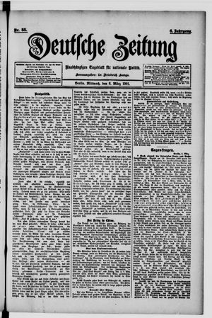 Deutsche Zeitung vom 06.03.1901