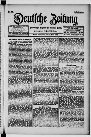Deutsche Zeitung vom 07.03.1901