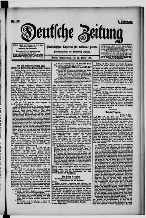 Deutsche Zeitung vom 14.03.1901