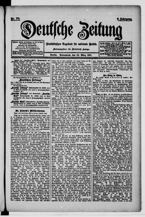 Deutsche Zeitung vom 23.03.1901