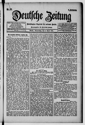 Deutsche Zeitung vom 04.04.1901