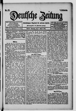 Deutsche Zeitung vom 07.04.1901