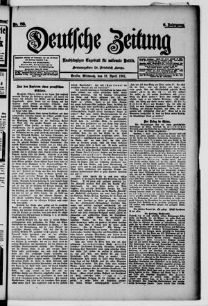Deutsche Zeitung vom 10.04.1901