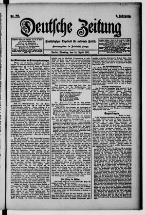 Deutsche Zeitung vom 16.04.1901