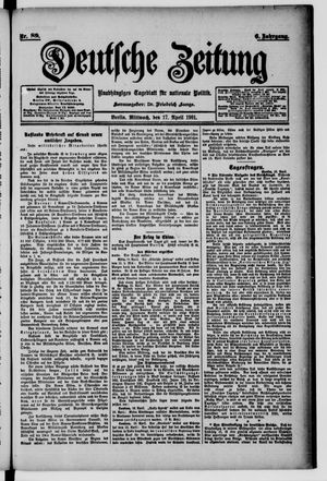 Deutsche Zeitung vom 17.04.1901