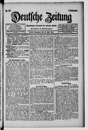 Deutsche Zeitung vom 20.04.1901