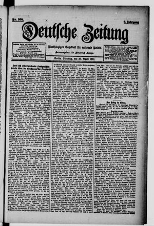Deutsche Zeitung vom 30.04.1901