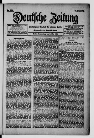 Deutsche Zeitung vom 02.05.1901