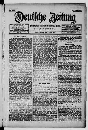 Deutsche Zeitung vom 03.05.1901