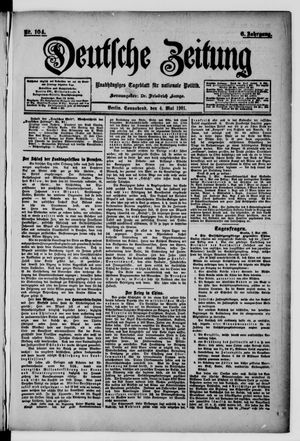 Deutsche Zeitung on May 4, 1901