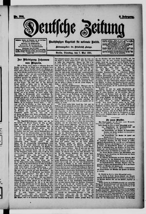 Deutsche Zeitung vom 07.05.1901