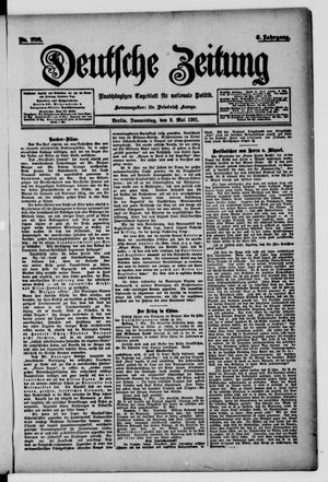 Deutsche Zeitung vom 09.05.1901