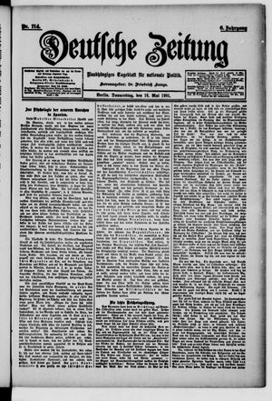 Deutsche Zeitung vom 16.05.1901