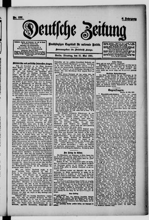 Deutsche Zeitung vom 21.05.1901