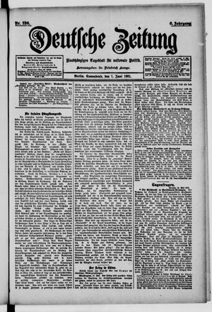 Deutsche Zeitung vom 01.06.1901
