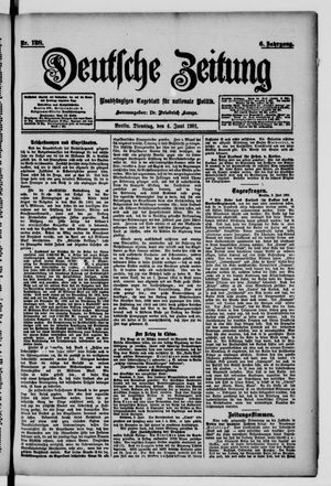 Deutsche Zeitung vom 04.06.1901