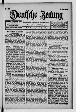 Deutsche Zeitung vom 06.06.1901