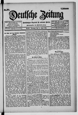 Deutsche Zeitung vom 11.06.1901