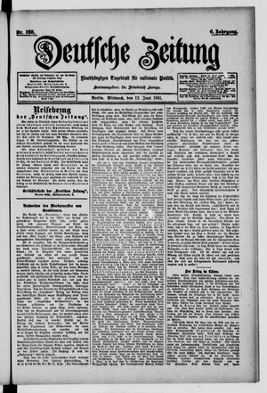 Deutsche Zeitung vom 12.06.1901