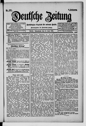 Deutsche Zeitung vom 15.06.1901