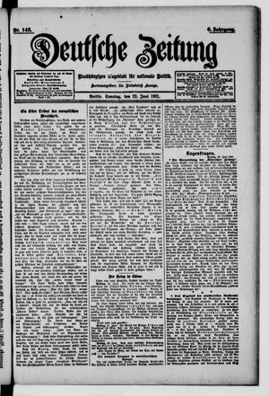 Deutsche Zeitung vom 23.06.1901