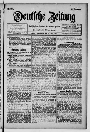 Deutsche Zeitung vom 29.06.1901