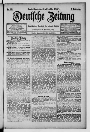 Deutsche Zeitung on Jun 30, 1901