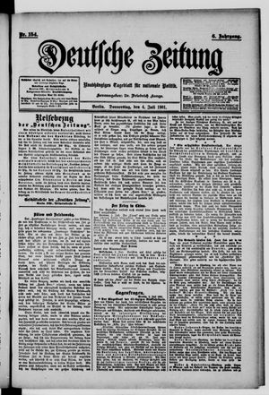 Deutsche Zeitung on Jul 4, 1901