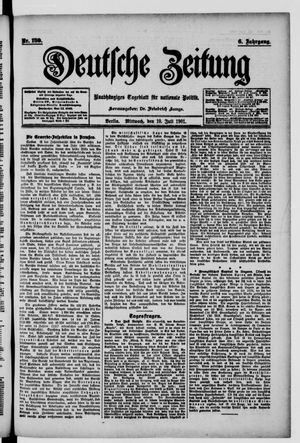 Deutsche Zeitung vom 10.07.1901