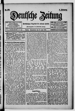 Deutsche Zeitung vom 13.07.1901