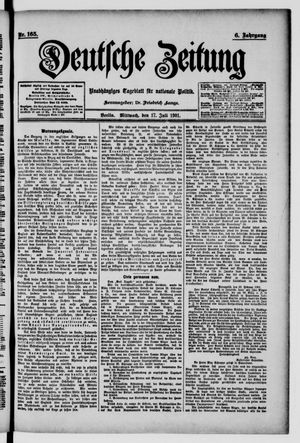 Deutsche Zeitung vom 17.07.1901