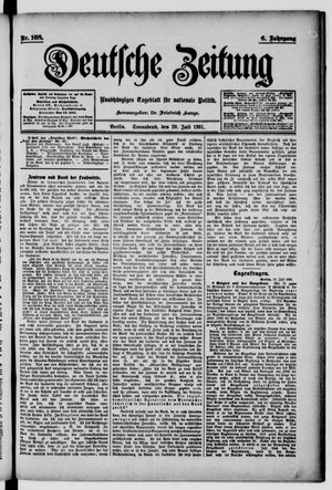 Deutsche Zeitung vom 20.07.1901