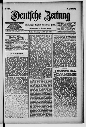 Deutsche Zeitung vom 23.07.1901