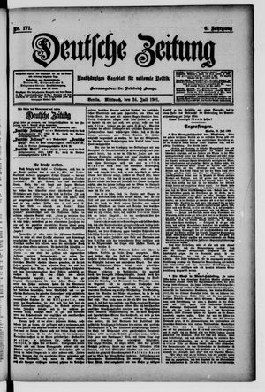Deutsche Zeitung vom 24.07.1901