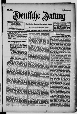 Deutsche Zeitung vom 14.09.1901