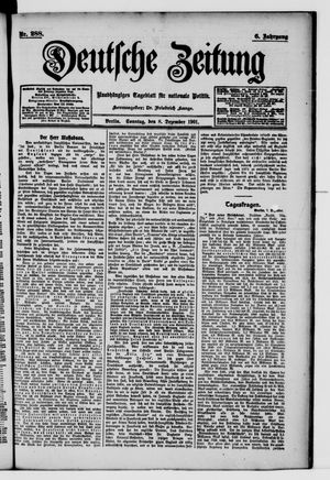 Deutsche Zeitung vom 08.12.1901