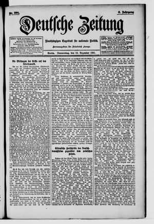 Deutsche Zeitung vom 12.12.1901