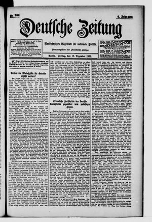 Deutsche Zeitung vom 13.12.1901