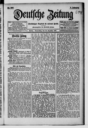 Deutsche Zeitung vom 19.12.1901