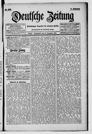 Deutsche Zeitung vom 21.12.1901