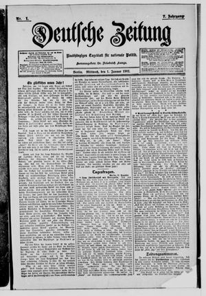 Deutsche Zeitung vom 01.01.1902