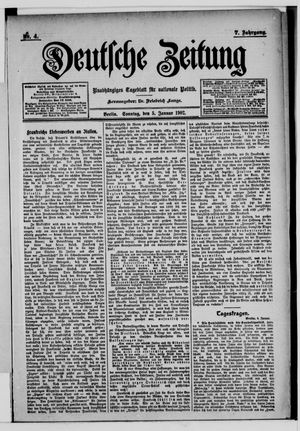 Deutsche Zeitung vom 05.01.1902