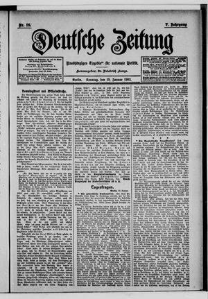 Deutsche Zeitung vom 19.01.1902