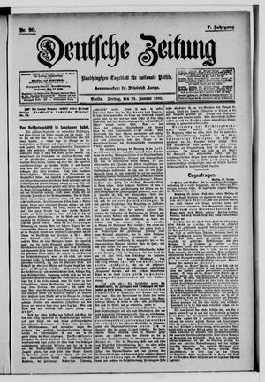 Deutsche Zeitung vom 24.01.1902